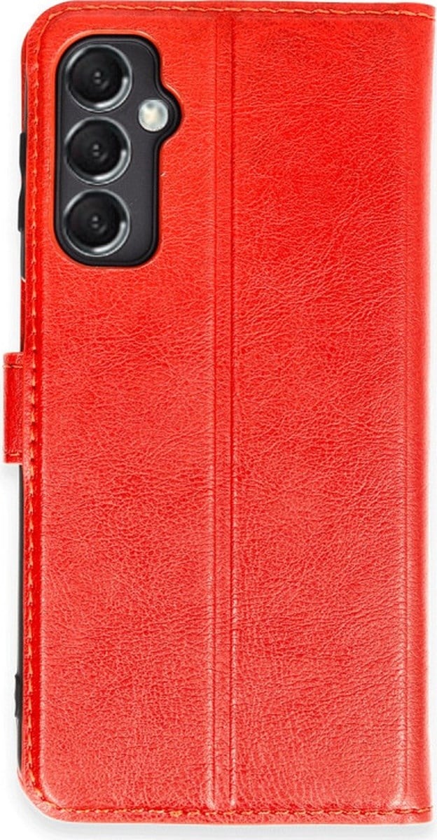Samsung Galaxy M34 5g Uyumlu Kılıf Trend S Plus Kapaklı Kılıf - Kırmızı Belirtilmemiş