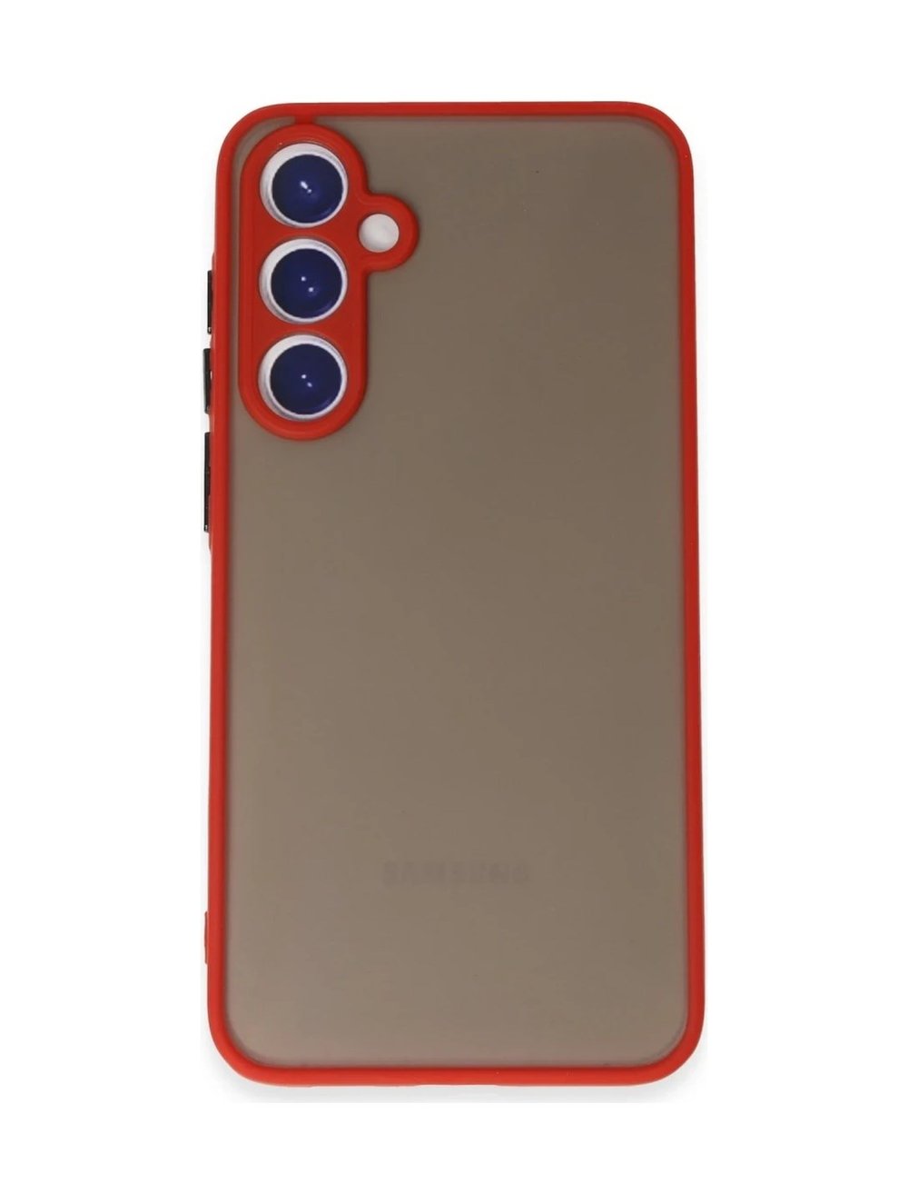 Samsung Galaxy S23 Kılıf Montreal Silikon Kapak - Kırmızı 0.2M-Çok Renkli