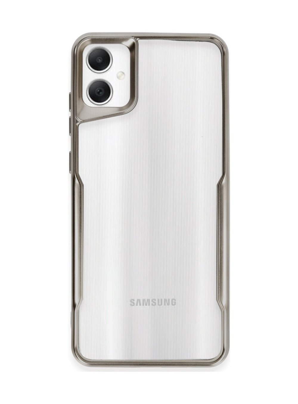Samsung Galaxy Uyumlu   A05 Kılıf Boyi Silikon Kapak - Titan Gri Belirtilmemiş