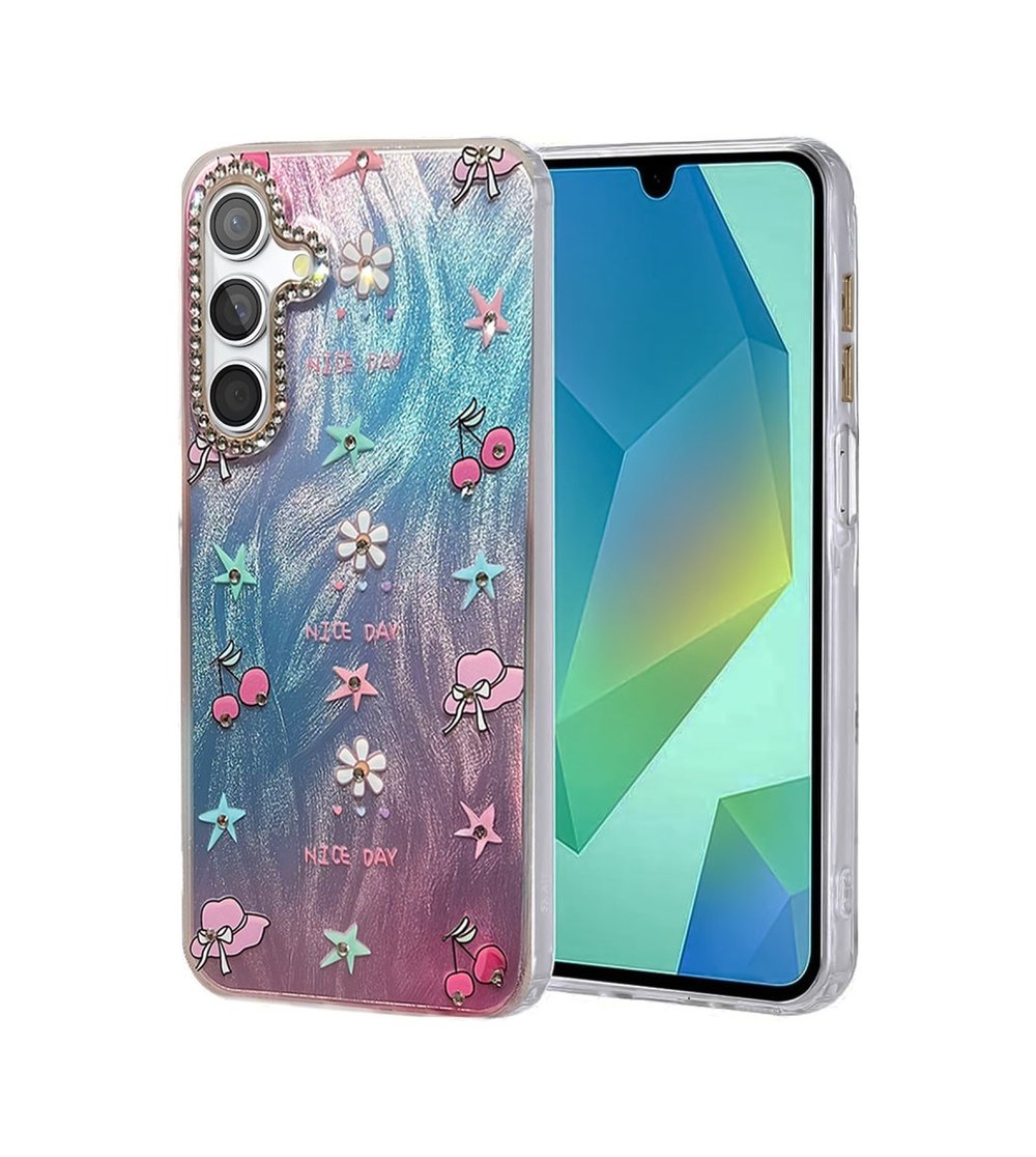 Samsung Galaxy Uyumlu   A55 5g Kılıf Blade Aynalı Desenli Kapak - Desen 4 Belirtilmemiş