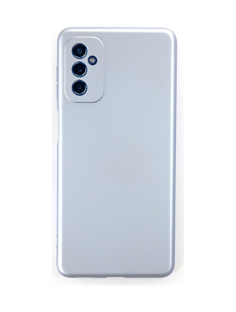 Samsung Galaxy Uyumlu   M52 5g Kılıf Nano İçi Kadife Silikon - Sky Blue Belirtilmemiş