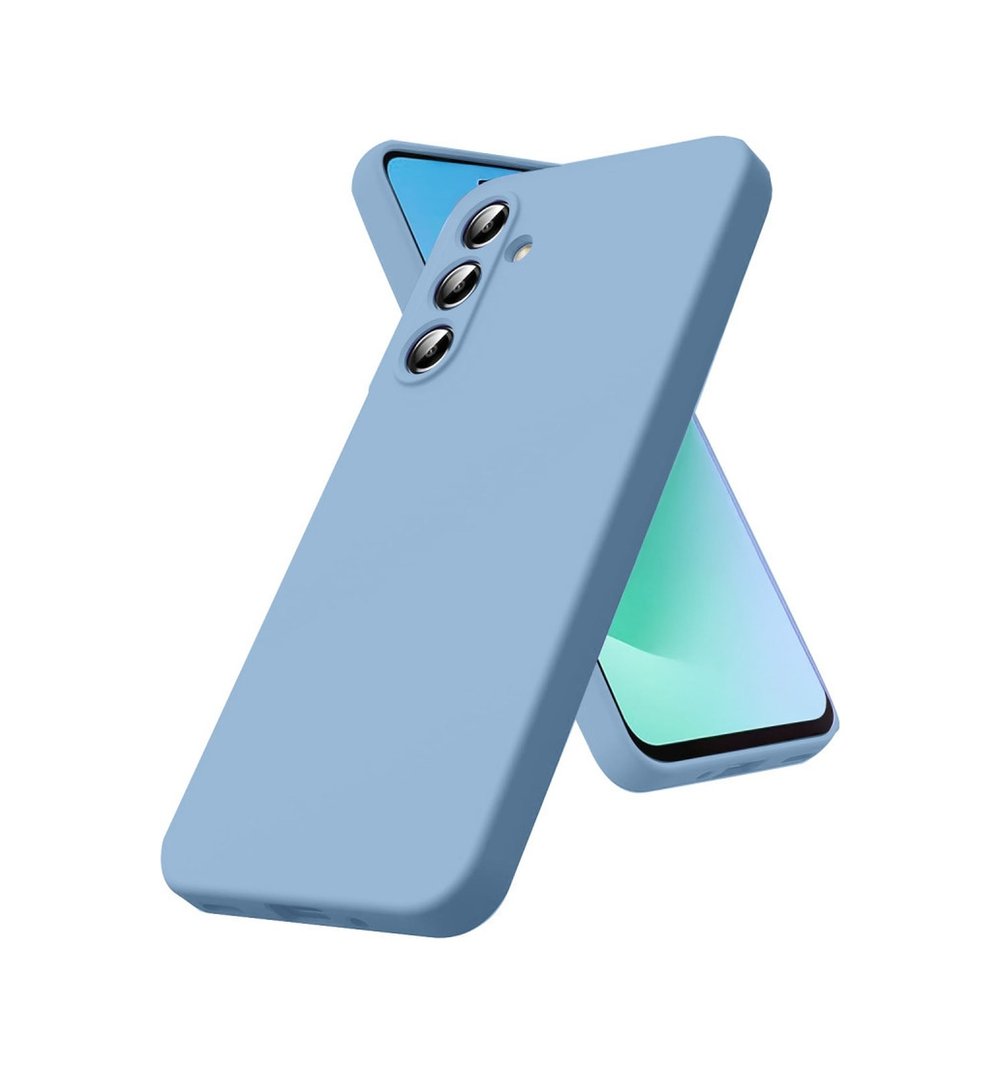 Samsung Galaxy Uyumlu   S25 Fe First Silikon - Mavi Belirtilmemiş