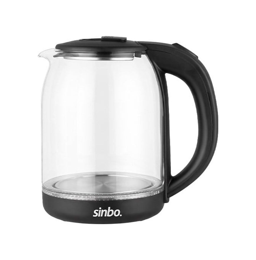 Sk-8030 Gızlı Rez Cam Kettle 1 Adet Beyaz - Şeffaf