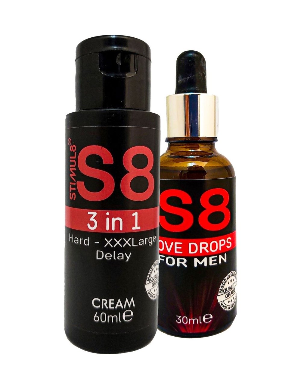 Stımul8 S8 3x Etkişekillenme Kremi + 30 Ml Extradestek Erkekdamla