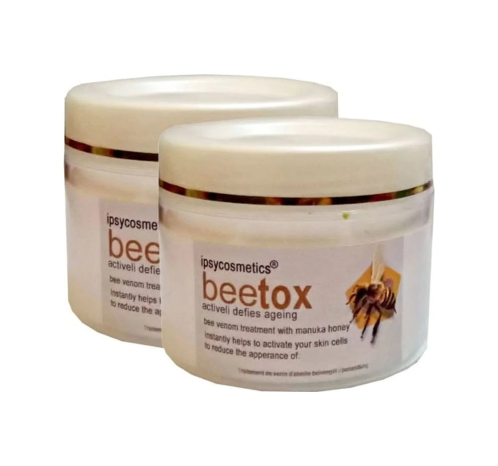 Süper Ipsycosmetics Beetox Doğal Arı Özü - Yüz Cilt Dekolte Boyun Kremi 100 Ml X 2 Adet
