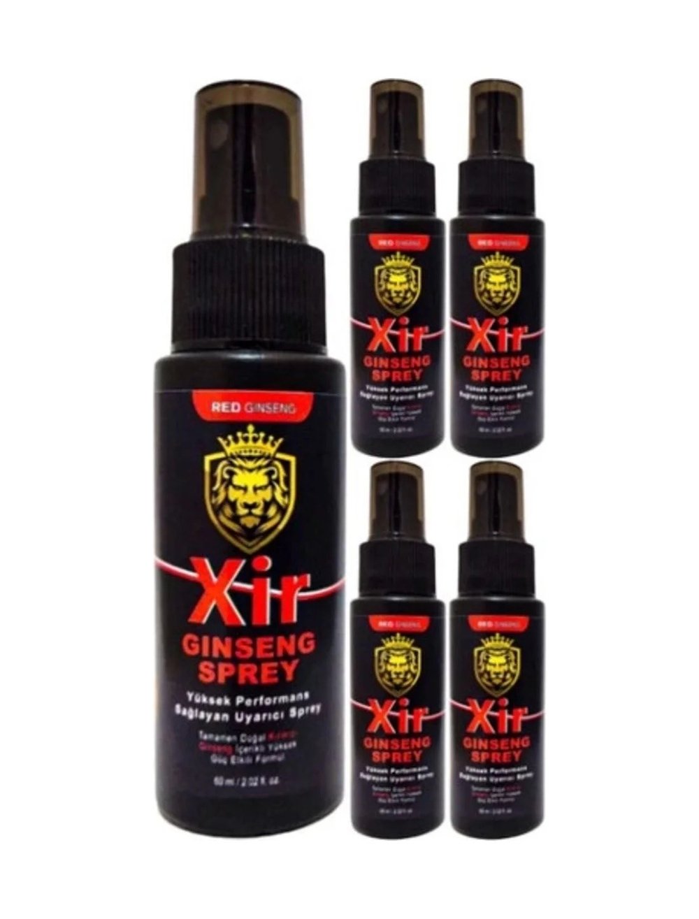 Süper Xir 60 Ml Erkeğe Özel Karışım 5 Adet 3xeffect Sprey