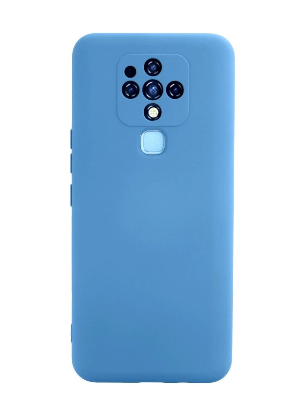 Tecno Camon 16 Uyumlu Kılıf Nano İçi Kadife Silikon - Mavi Belirtilmemiş