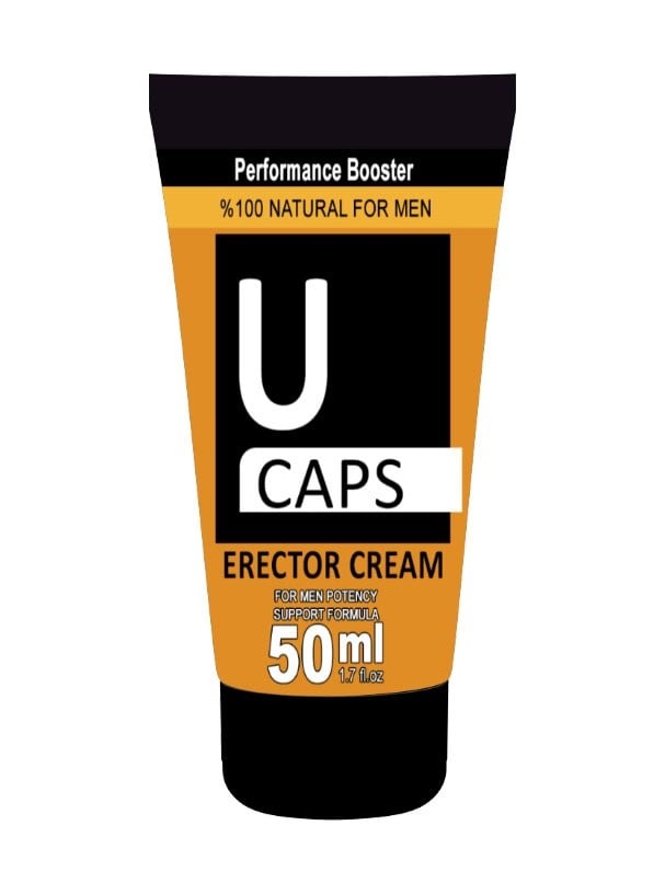 U Caps Cream 50 Ml 4 Adet Erkeklere Hareketlendirici Sertlik Kremi