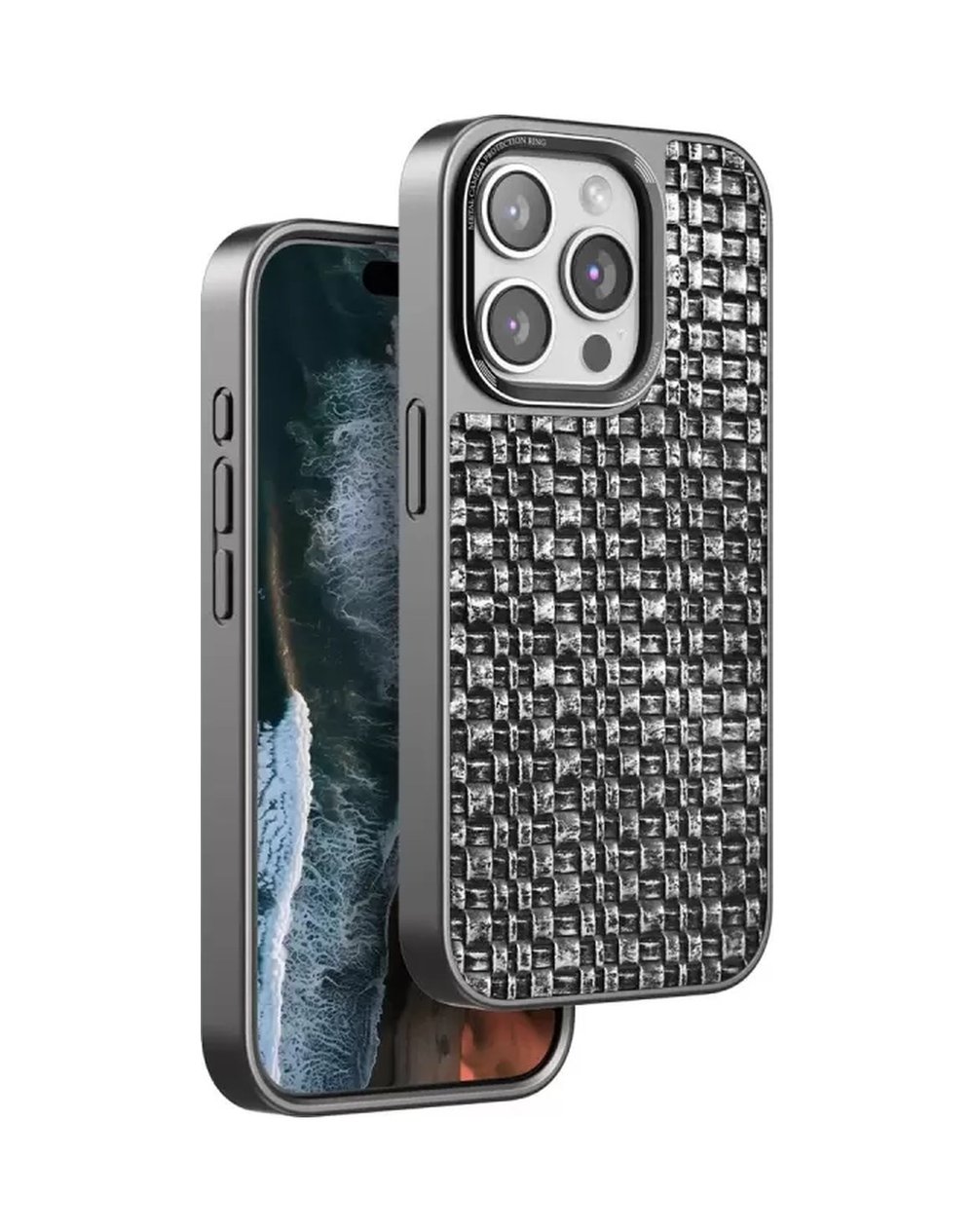 Venco Apple Uyumlu iPhone 15 Pro Max Uyumlu Brand Kapak - Gümüş Belirtilmemiş