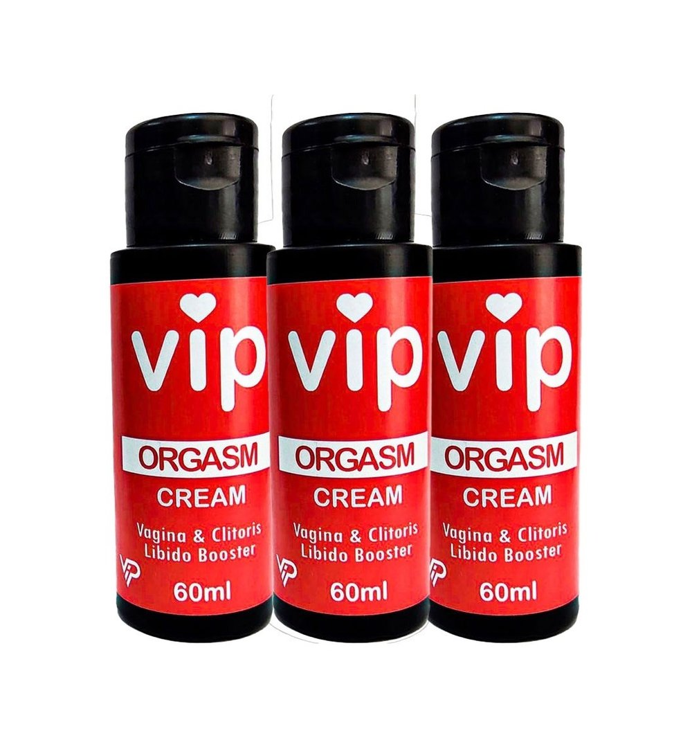 Vip Kadınlar Için Vajinaclitoris Libidocream 3 Adet Vajinaveklitoris Zevkarttırıcı Krem 60 Ml