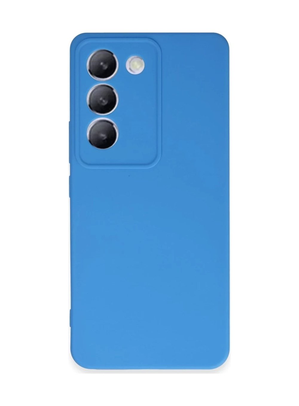 Vivo V30 Lite 4g Uyumlu Kılıf First Silikon - Mavi Belirtilmemiş