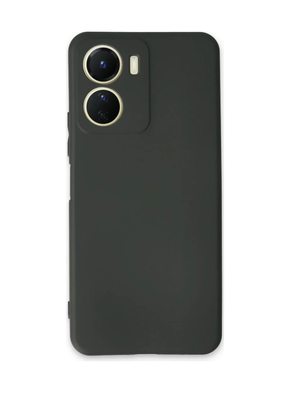 Vivo Y16 Uyumlu Kılıf First Silikon - Koyu Yeşil Belirtilmemiş