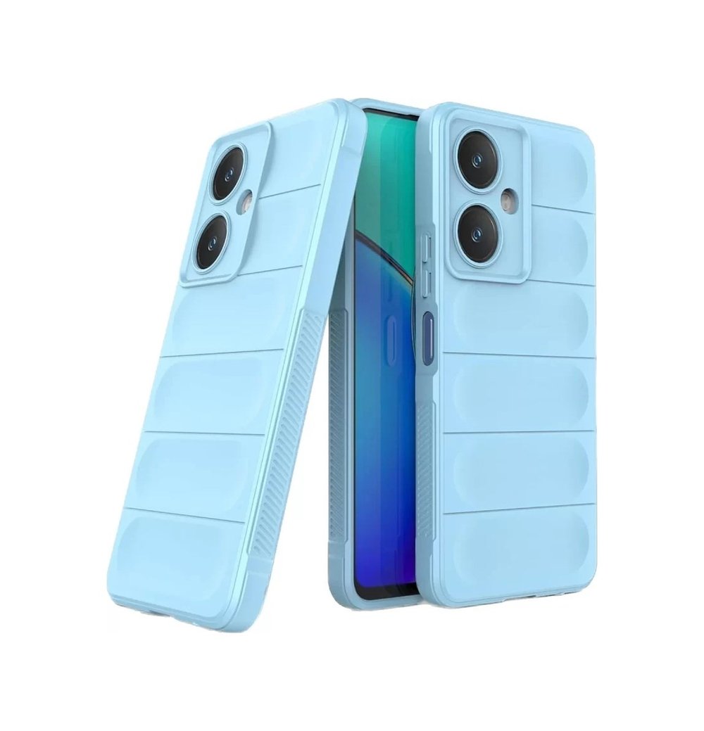 Vivo Y27 Uyumlu Kılıf Optimum Silikon - Sky Blue Belirtilmemiş