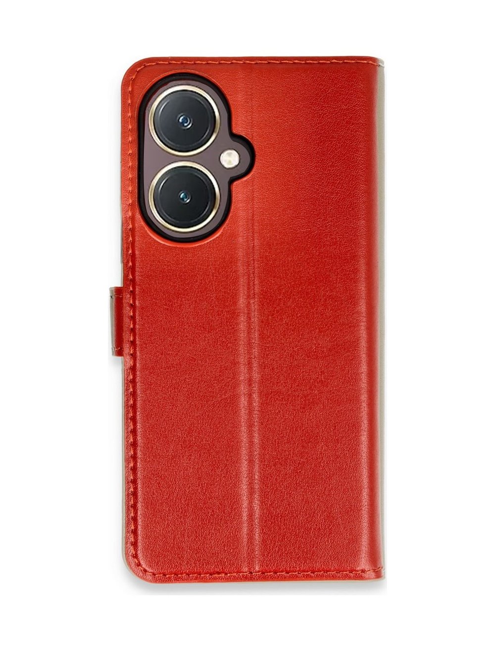 Vivo Y27 Uyumlu Kılıf Trend S Plus Kapaklı Kılıf - Kırmızı Belirtilmemiş