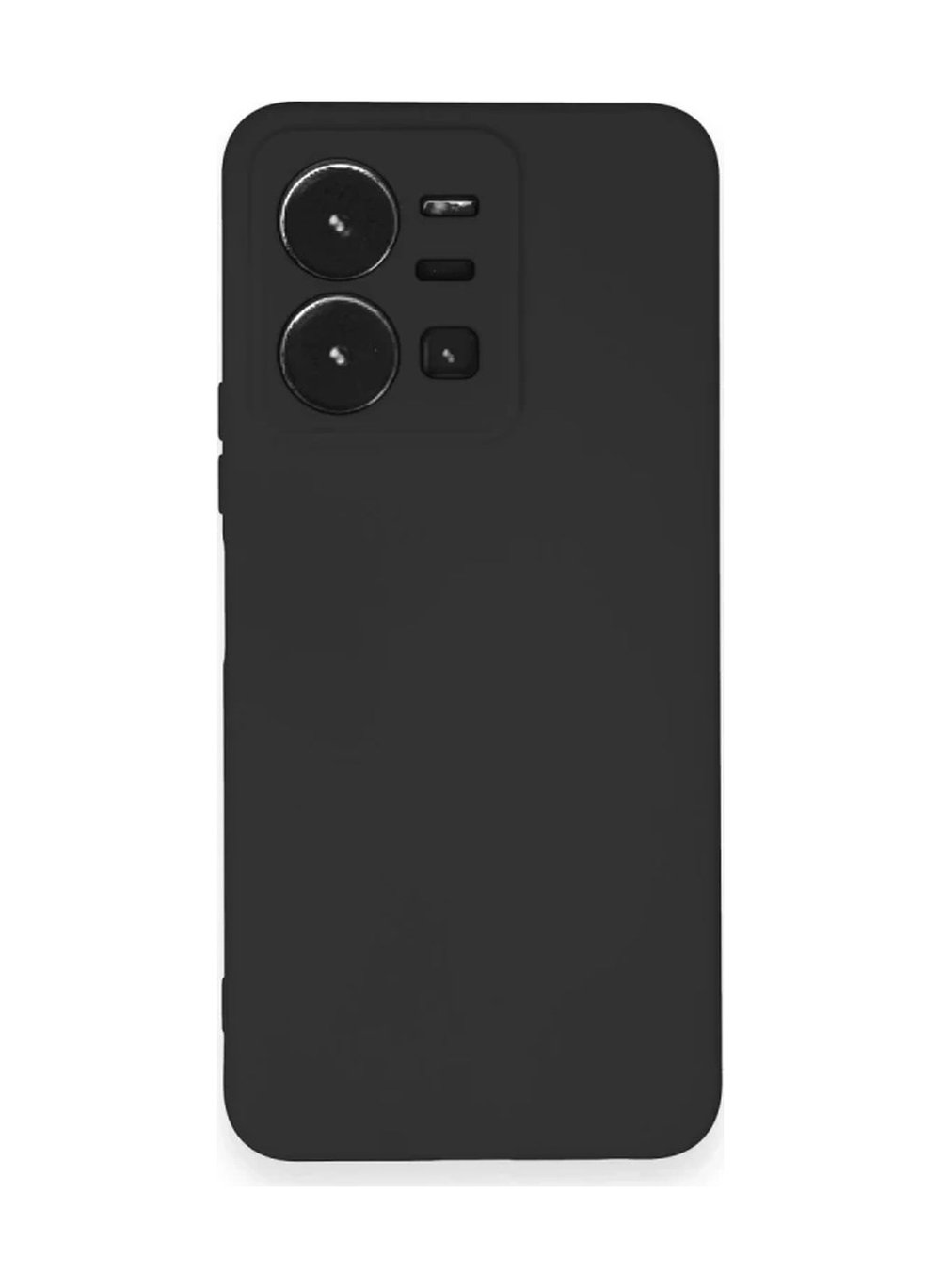 Vivo Y35 Uyumlu Kılıf Nano İçi Kadife Silikon - Siyah Belirtilmemiş