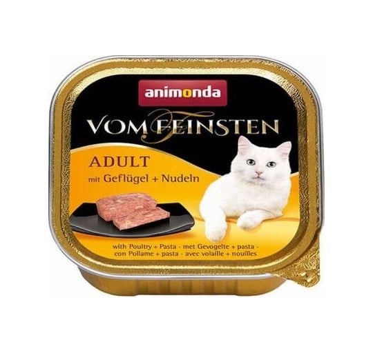 Vom Feinsten Kümes Hayvanlı Ve Makarnalı Yetişkin Kedi Konservesi 100 Gr
