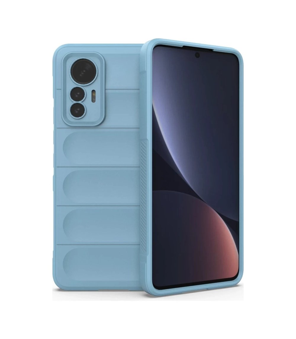 Xiaomi Mi 12 Lite Uyumlu Kılıf Optimum Silikon - Sky Blue Belirtilmemiş
