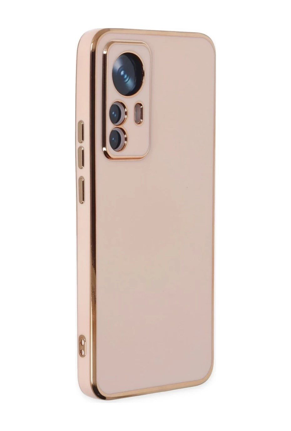 Xiaomi Mi 12t Pro Uyumlu Kılıf Volet Silikon - Pembe Belirtilmemiş