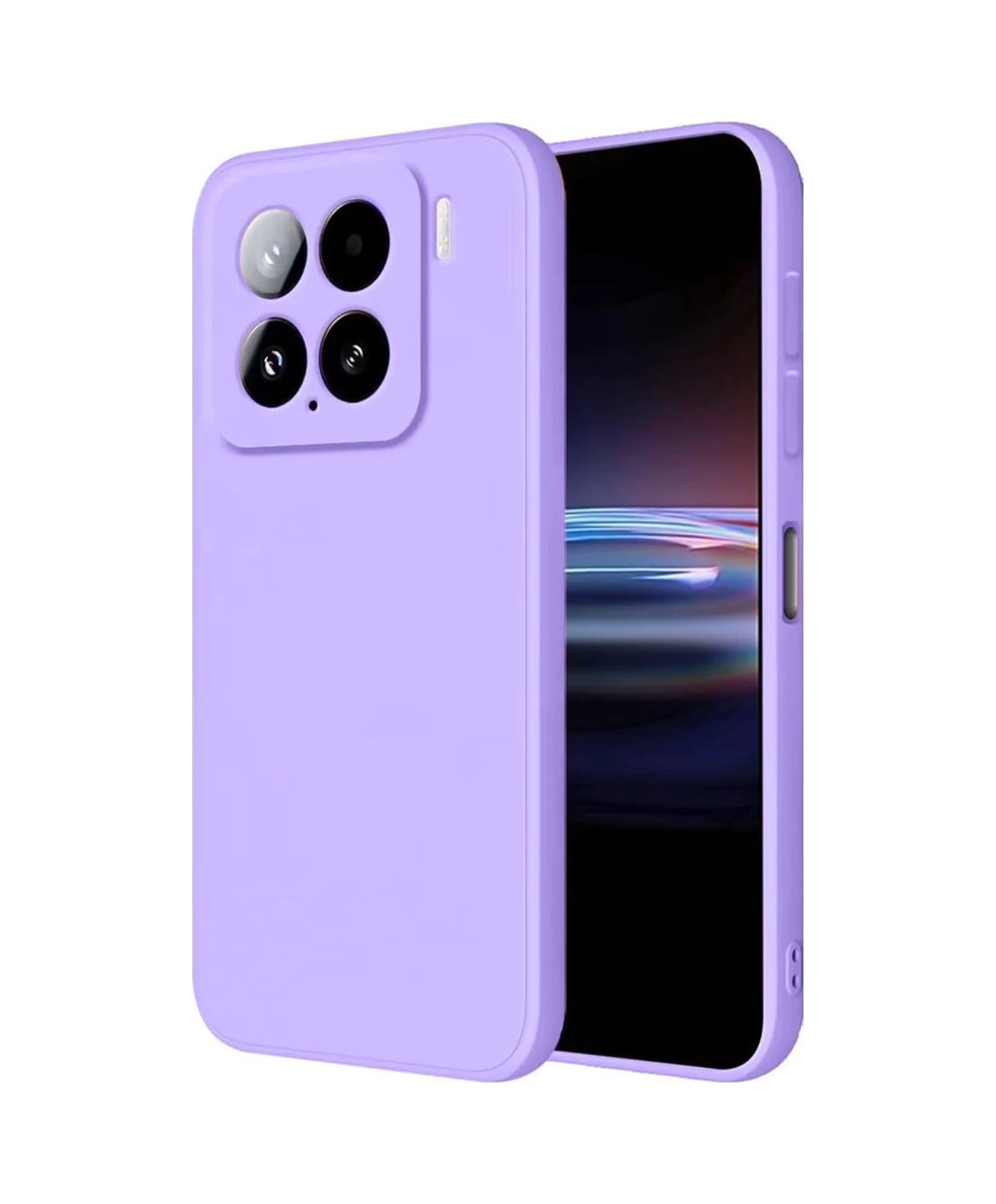Xiaomi Mi 15 Pro Uyumlu Kılıf Nano İçi Kadife Silikon - Lila Belirtilmemiş