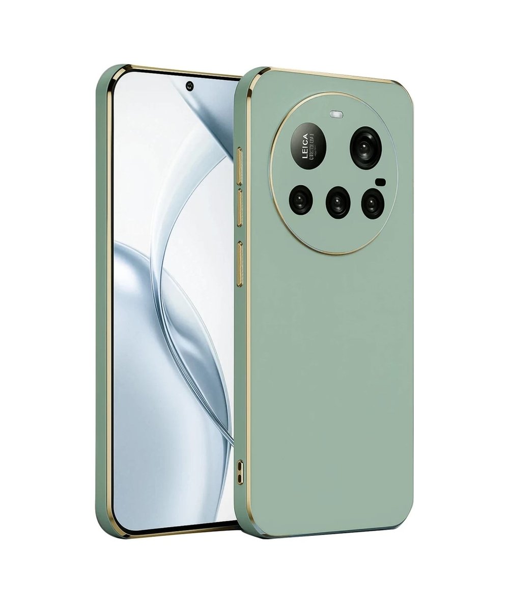 Xiaomi Mi 15 Ultra Uyumlu Kılıf Volet Silikon - Açık Yeşil Belirtilmemiş