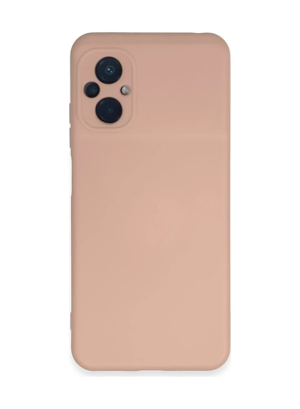 Xiaomi Poco M5 Uyumlu Kılıf Nano İçi Kadife Silikon - Pudra Belirtilmemiş