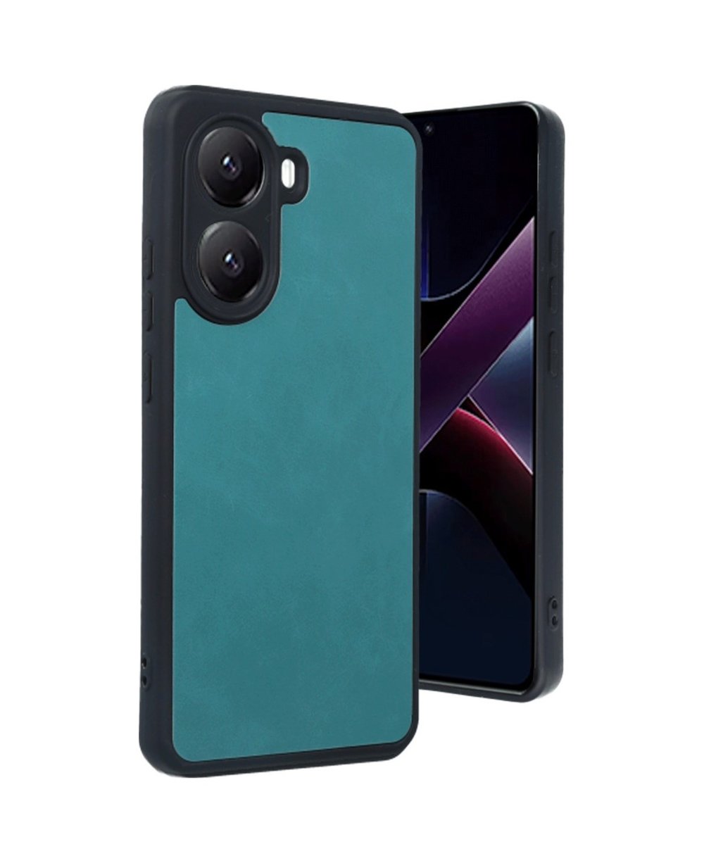 Xiaomi Poco X7 Pro Uyumlu Kılıf Aras Deri Kapak - Açık Yeşil Belirtilmemiş