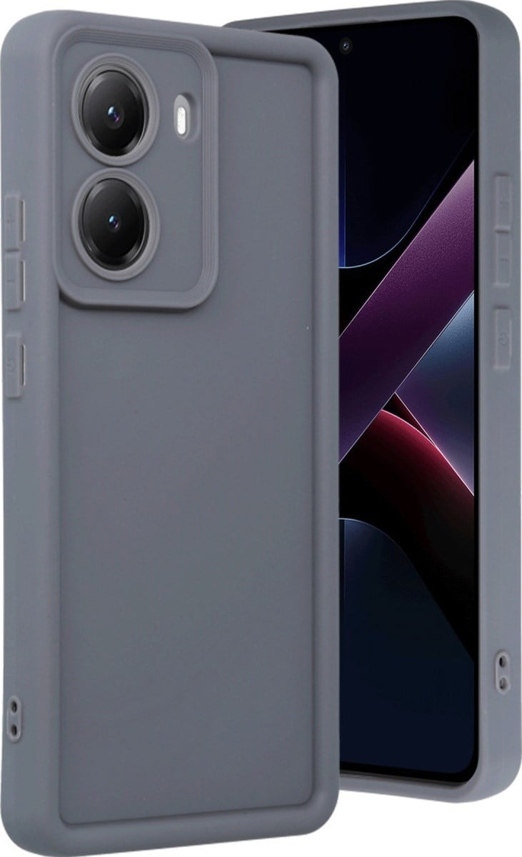 Xiaomi Poco X7 Pro Uyumlu Viera Silikon - Gri Belirtilmemiş