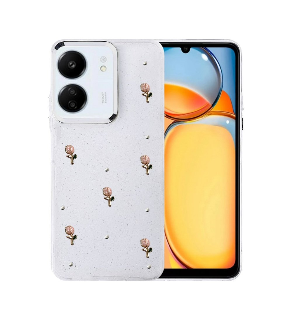 Xiaomi Redmi 13c Uyumlu Fiyonk Desenli Kapak - Desen 6 Belirtilmemiş