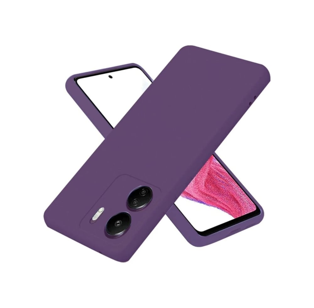 Xiaomi Redmi 13c Uyumlu Kılıf First Silikon - Mor Belirtilmemiş