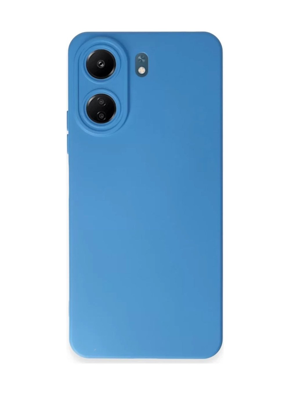 Xiaomi Redmi 13c Uyumlu Kılıf Nano İçi Kadife Silikon - Mavi Belirtilmemiş