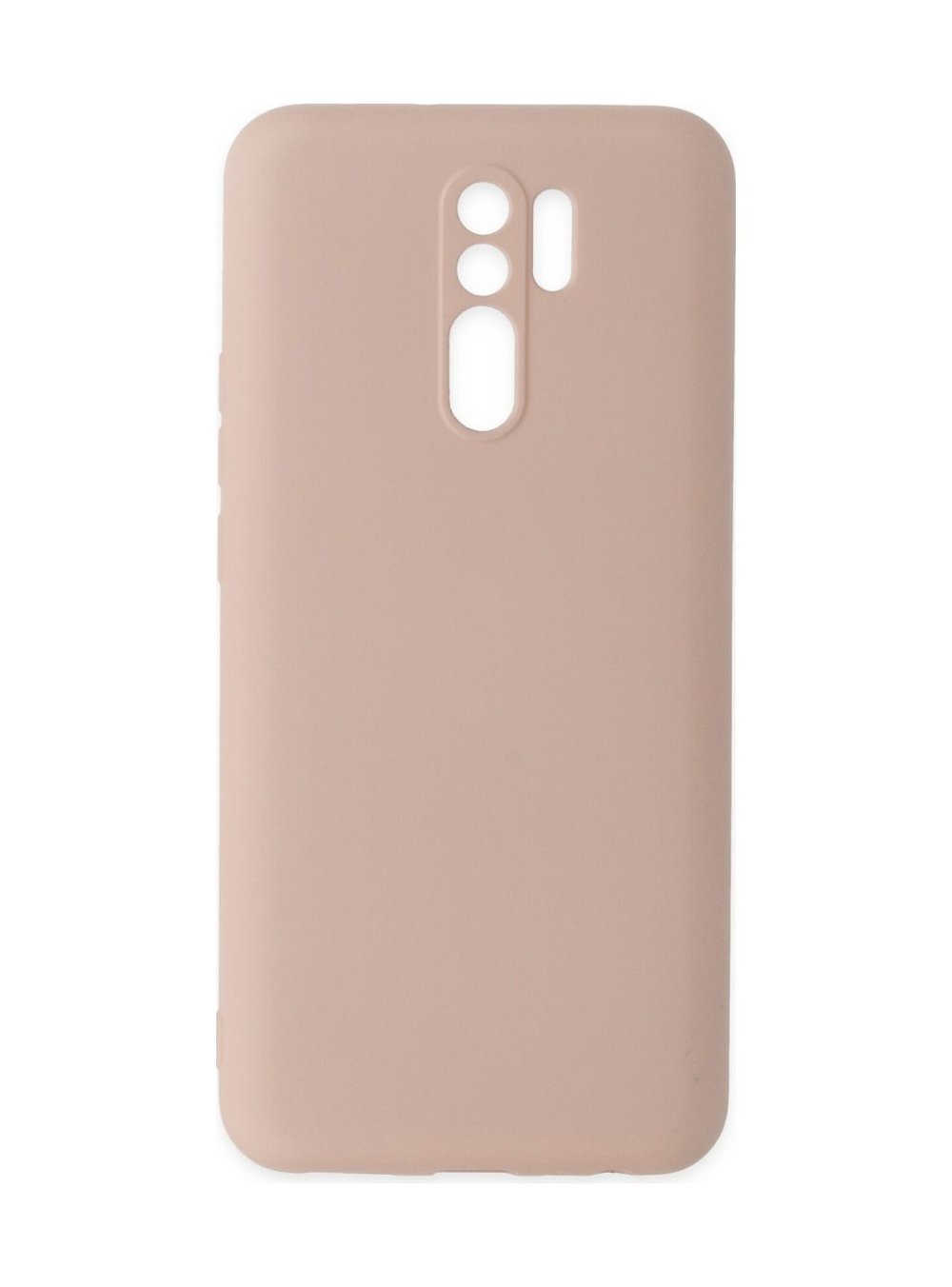 Xiaomi Redmi 9 Uyumlu Kılıf Nano İçi Kadife Silikon - Pudra Belirtilmemiş