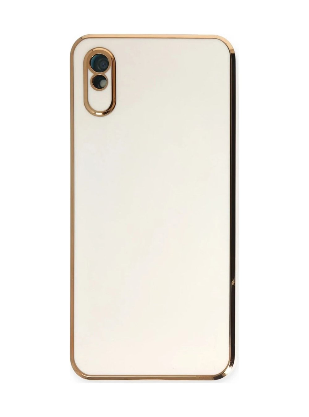 Xiaomi Redmi 9a Uyumlu Kılıf Volet Silikon - Beyaz Belirtilmemiş
