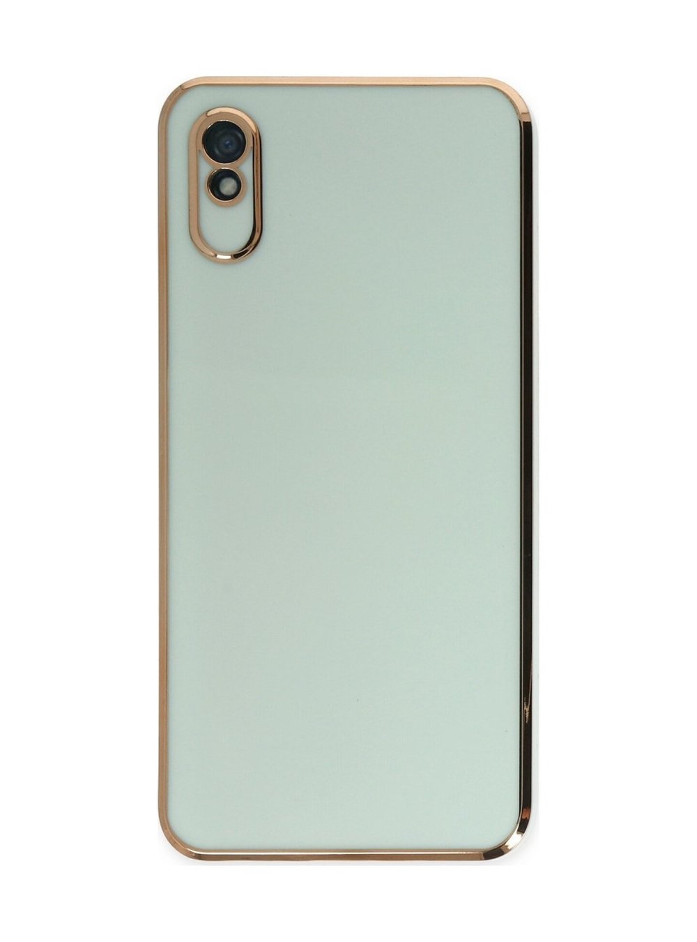 Xiaomi Redmi 9a Uyumlu Kılıf Volet Silikon - Açık Yeşil Belirtilmemiş