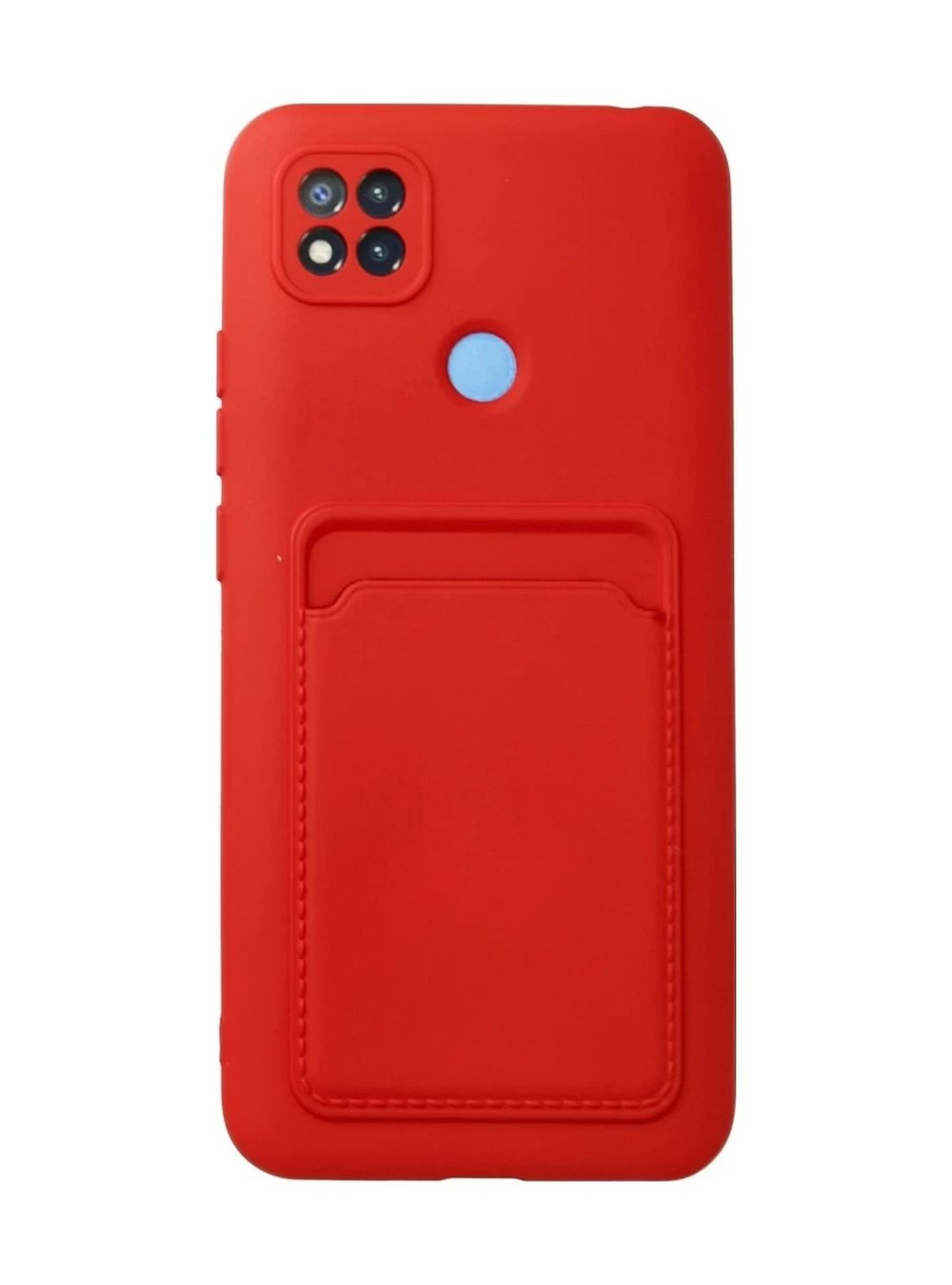Xiaomi Redmi 9c Uyumlu Kılıf Kelvin Kartvizitli Silikon - Kırmızı Belirtilmemiş