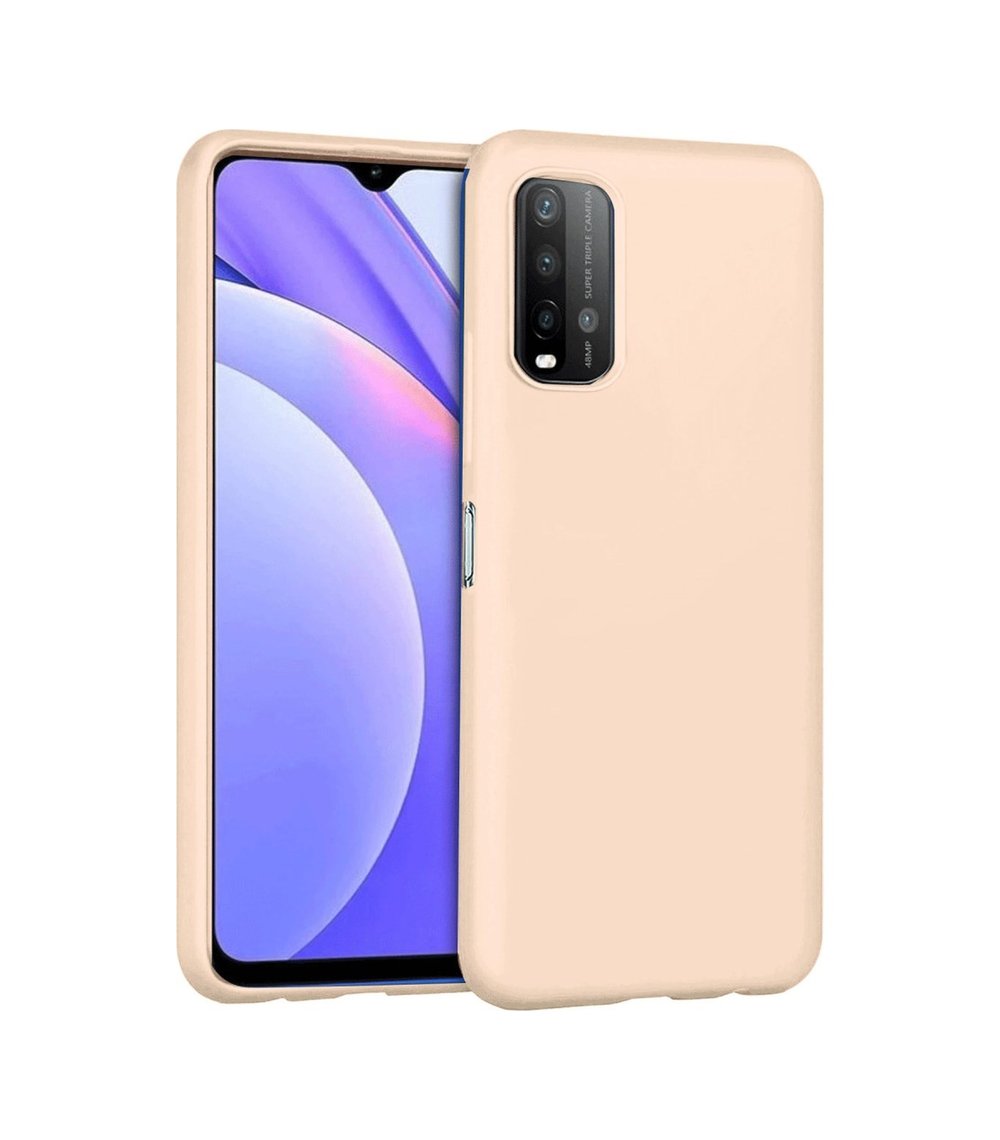 Xiaomi Redmi 9t Uyumlu Kılıf Nano İçi Kadife Silikon - Pudra Belirtilmemiş