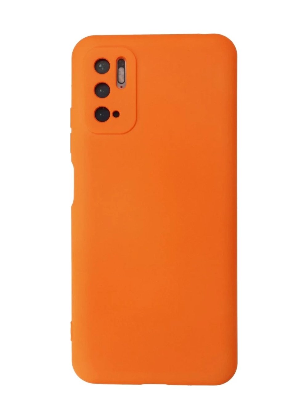 Xiaomi Redmi Note 10 5g Uyumlu Kılıf Nano İçi Kadife Silikon - Turuncu iPhone 17 Pro