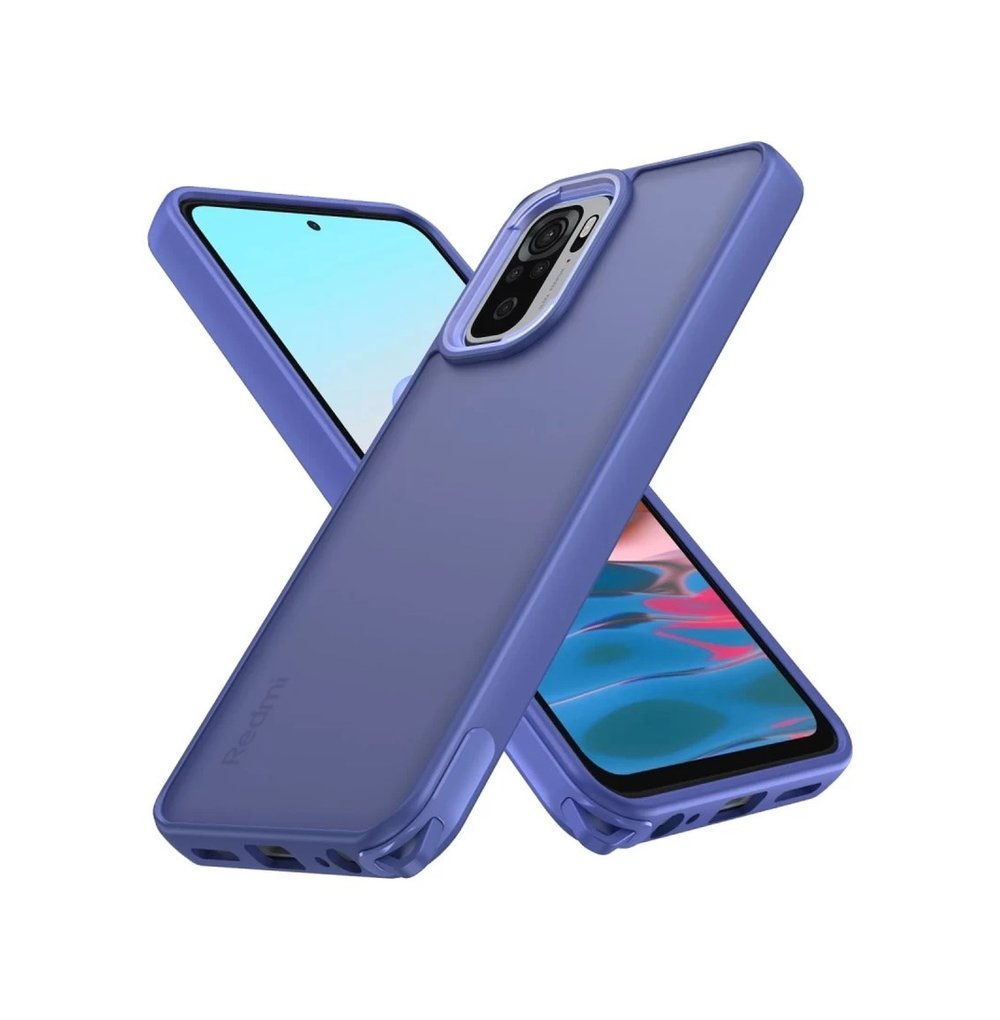 Xiaomi Redmi Note 10 Pro Uyumlu Kılıf Elegant Kapak - Açık Mavi Belirtilmemiş