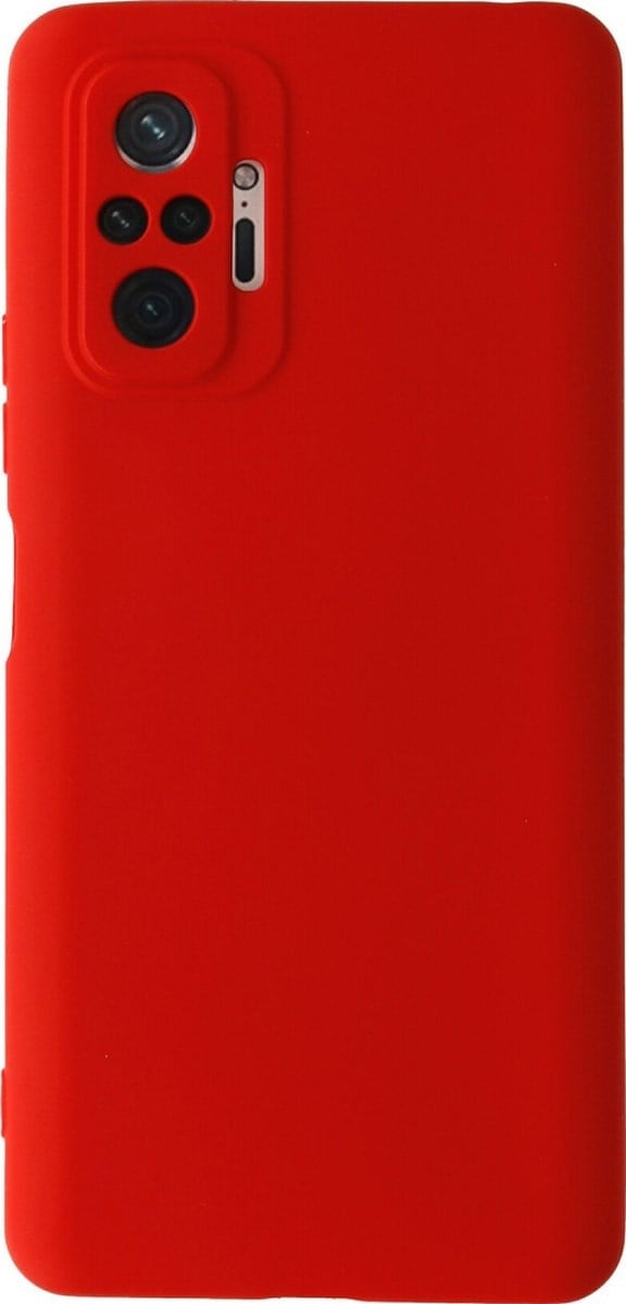 Xiaomi Redmi Note 10 Pro Uyumlu Kılıf Nano İçi Kadife Silikon - Kırmızı Belirtilmemiş