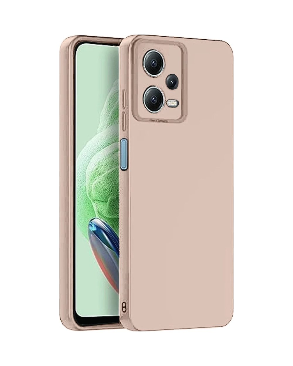 Xiaomi Redmi Note 12 Pro 5g Uyumlu Kılıf Nano İçi Kadife Silikon - Pudra Belirtilmemiş