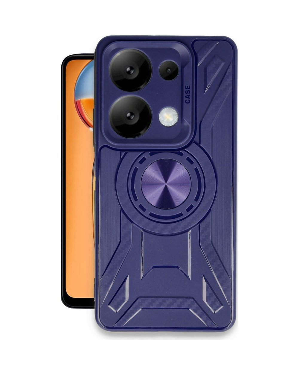 Xiaomi Redmi Note 13 4g Uyumlu Kılıf Lincoln Silikon - Lacivert Belirtilmemiş