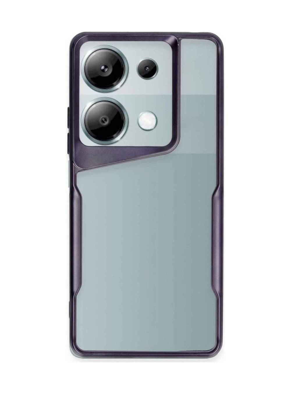 Xiaomi Redmi Note 13 Pro 4g Uyumlu Kılıf Boyi Silikon Kapak - Derin Mor Belirtilmemiş