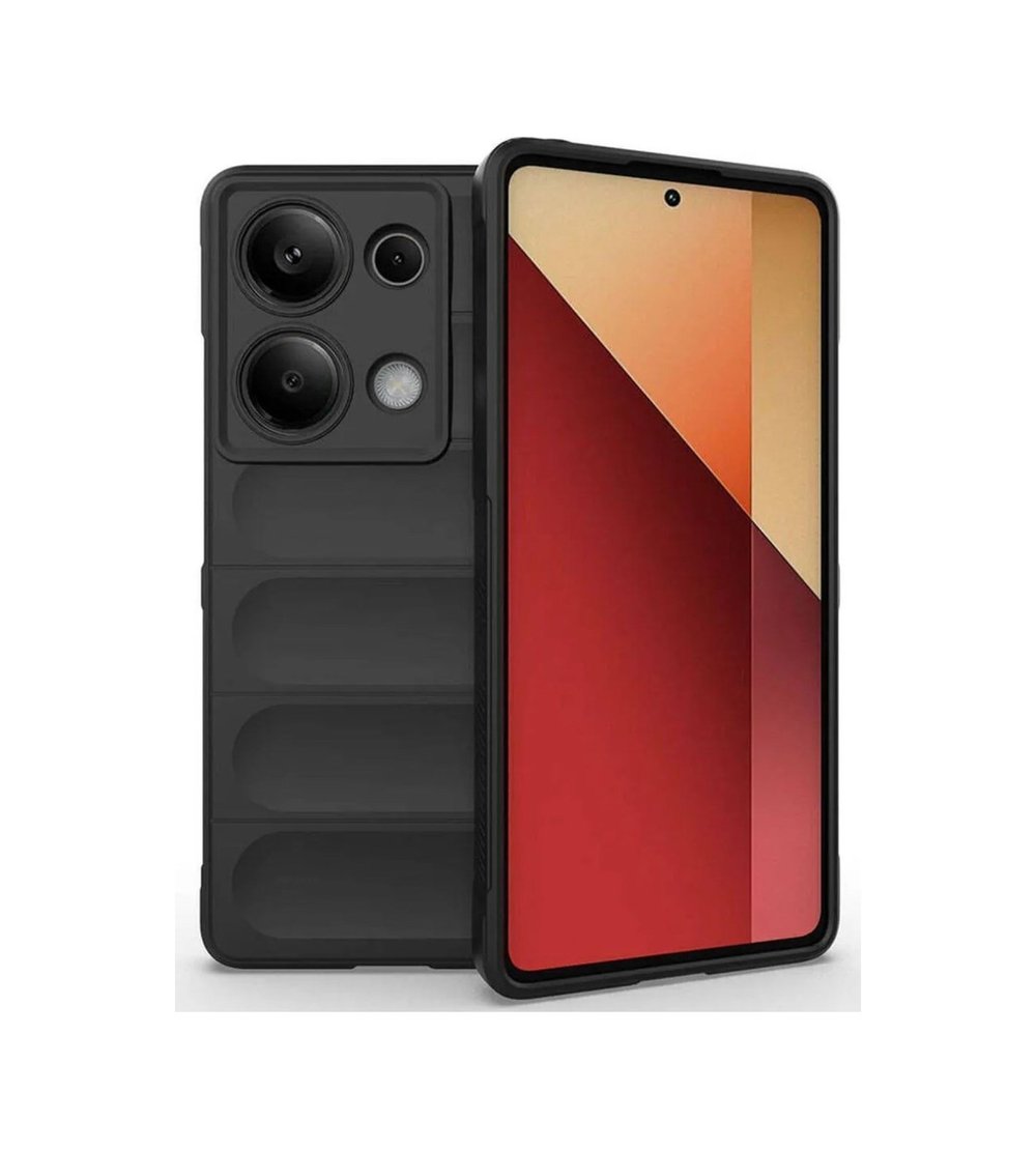 Xiaomi Redmi Note 13 Pro 4g Uyumlu Kılıf Optimum Silikon - Siyah Belirtilmemiş