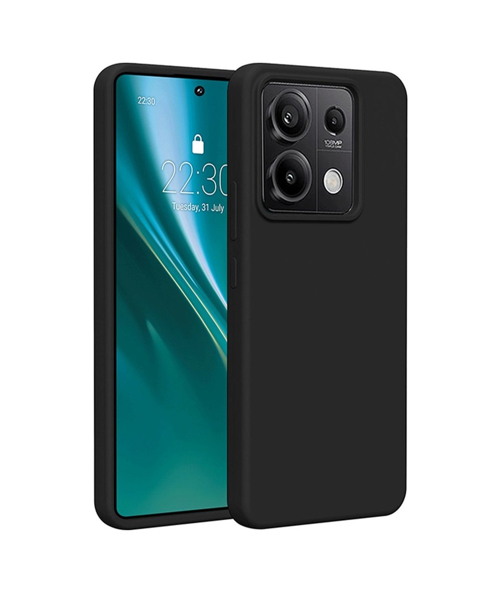 Xiaomi Redmi Note 13 Pro 4g Uyumlu Kılıf First Silikon - Siyah Belirtilmemiş