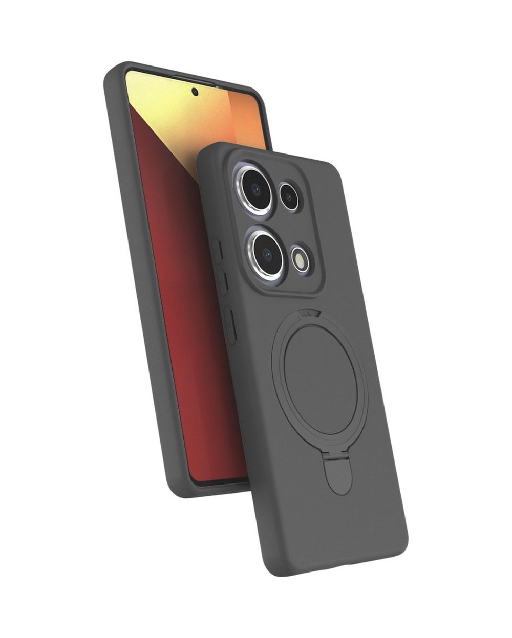 Xiaomi Redmi Note 13 Pro 4g Uyumlu Regal Magsafe Standlı Kapak - Titan Gri Belirtilmemiş