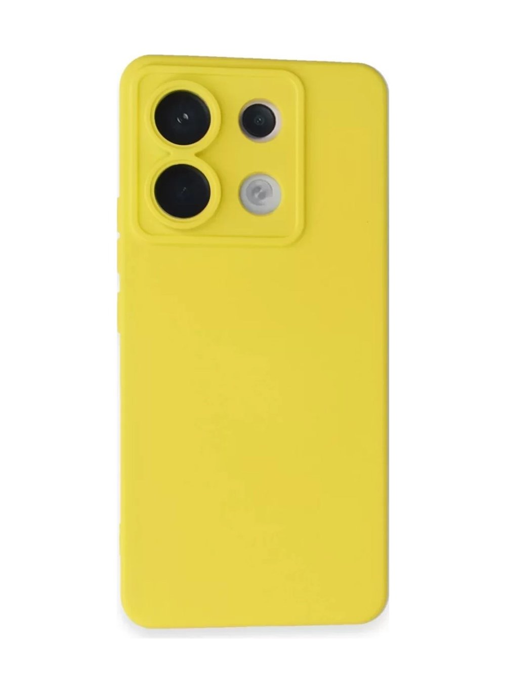 Xiaomi Redmi Note 13 Pro 5g Uyumlu Kılıf Nano İçi Kadife Silikon - Sarı Belirtilmemiş