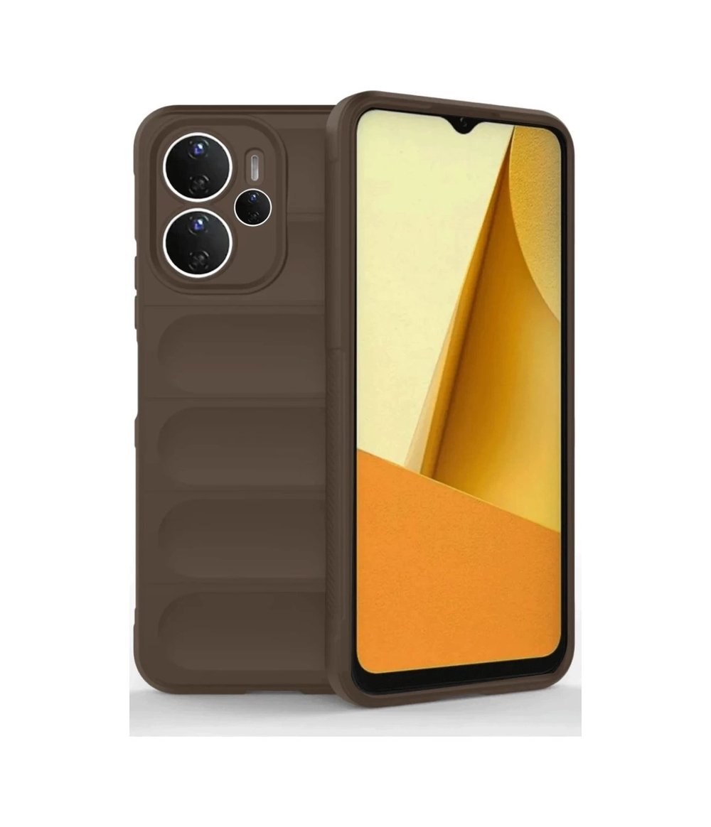 Xiaomi Redmi Note 14 4g Uyumlu Kılıf Optimum Silikon - Kahverengi Belirtilmemiş