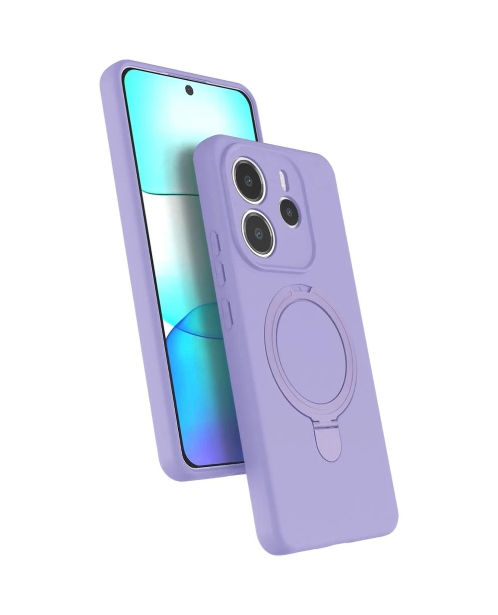 Xiaomi Redmi Note 14 4g Uyumlu Regal Magsafe Standlı Kapak - Lila Belirtilmemiş