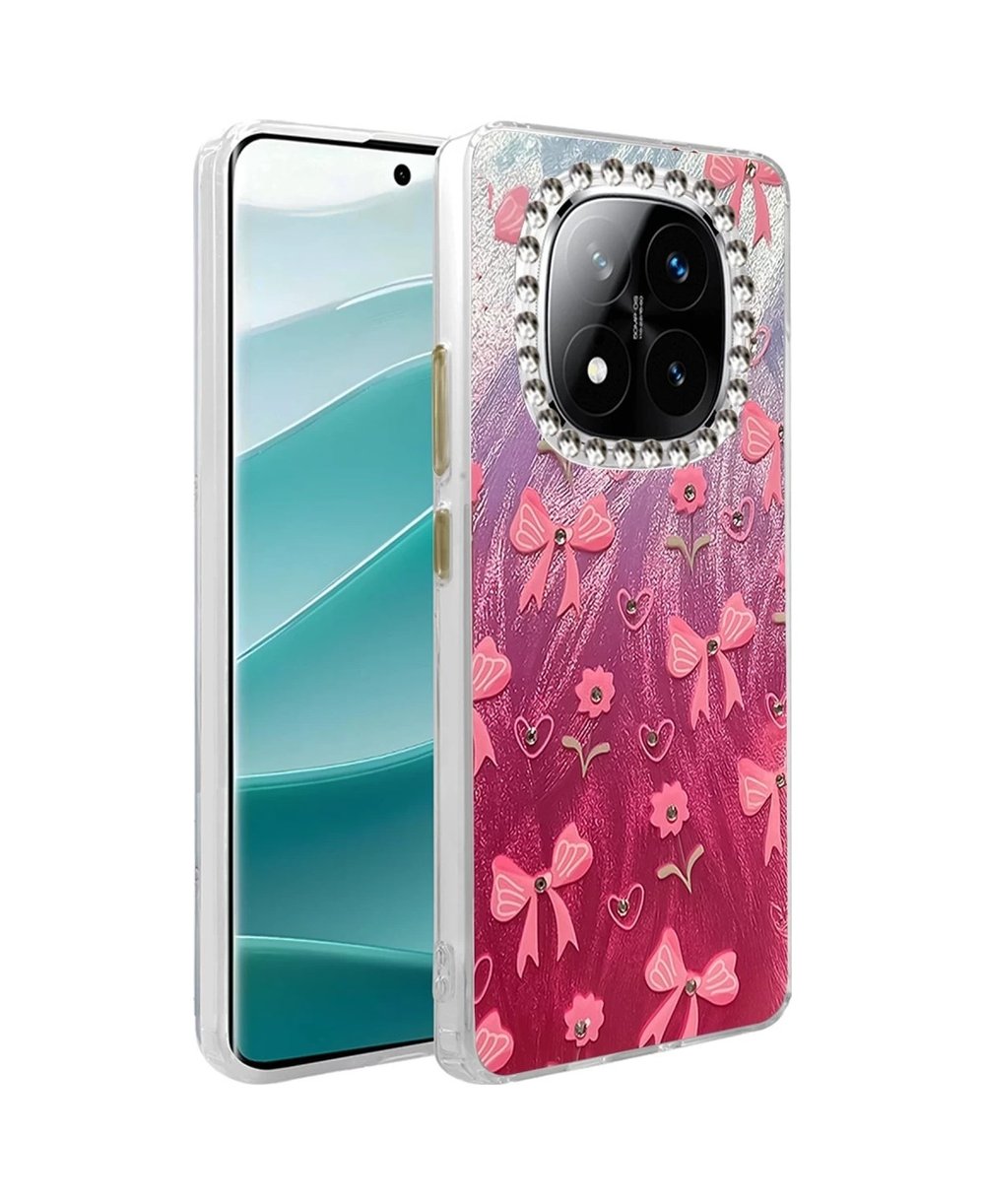 Xiaomi Redmi Note 14 Pro 5g Uyumlu Kılıf Blade Aynalı Desenli Kapak - Desen 3 Belirtilmemiş