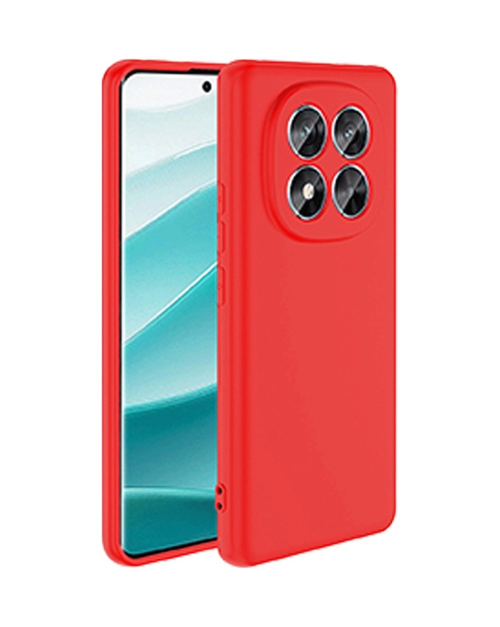 Xiaomi Redmi Note 14 Pro 5g Uyumlu Kılıf First Silikon - Kırmızı Belirtilmemiş