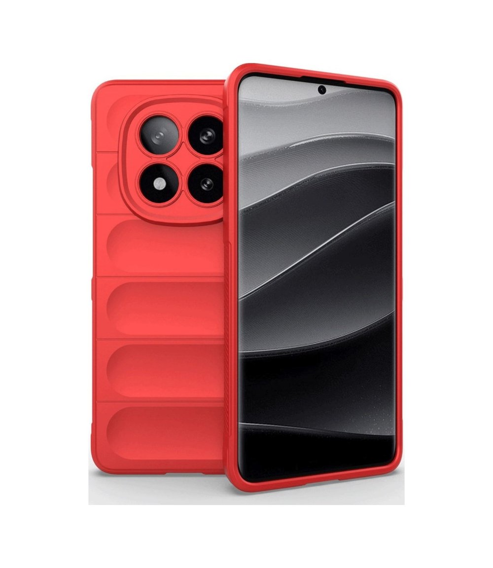 Xiaomi Redmi Note 14 Pro 5g Uyumlu Kılıf Optimum Silikon - Kırmızı Belirtilmemiş